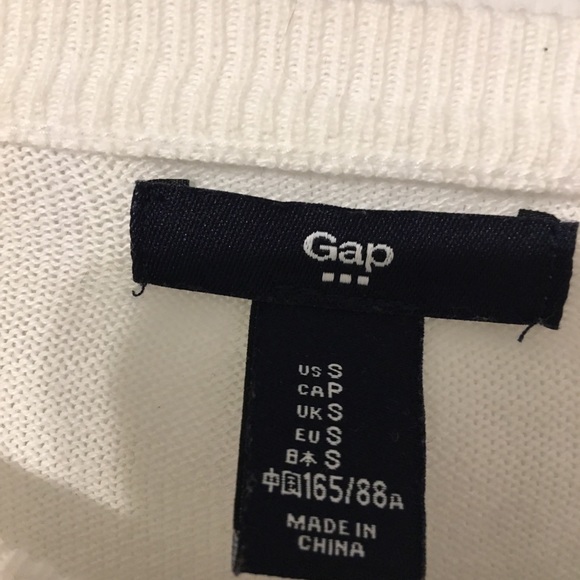 GAP White/Purple/Grey/Black button up cardigan - Picture 2 of 8